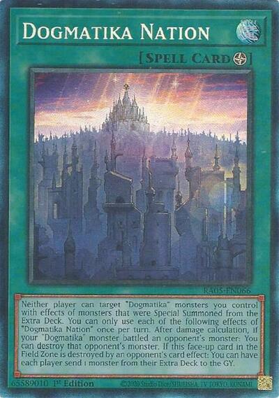 Dogmatika Nation (Collector's Rare) [RA05-EN066-CR]