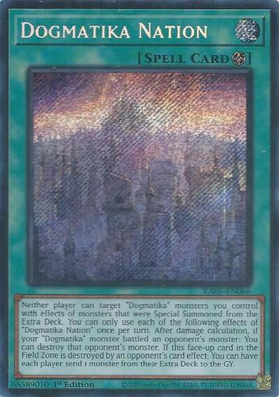Dogmatika Nation (Secret Rare) [RA05-EN066-SeR]