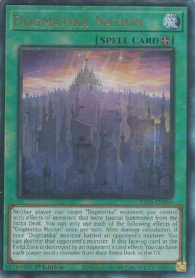 Dogmatika Nation (Ultimate Rare) [RA05-EN066-UmR]