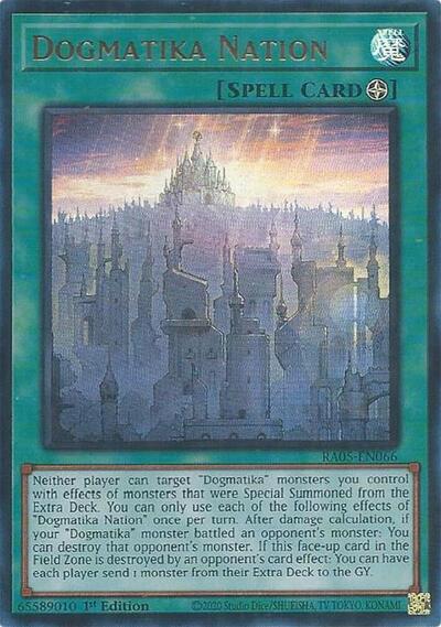 Dogmatika Nation (Ultra Rare) [RA05-EN066-UR]