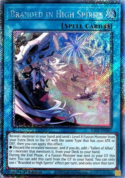 Branded in High Spirits (Platinum Secret Rare) [RA05-EN067-PlSR]