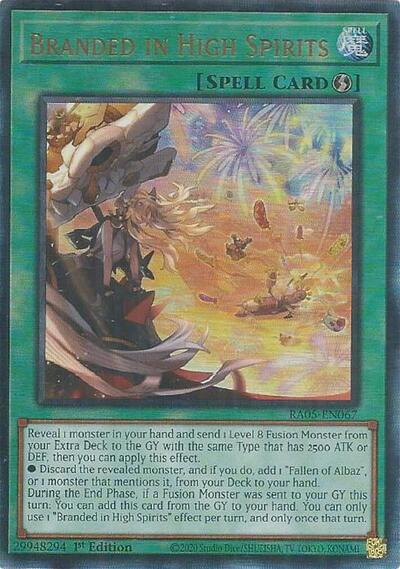Branded in High Spirits (Ultimate Rare) [RA05-EN067-UmR]