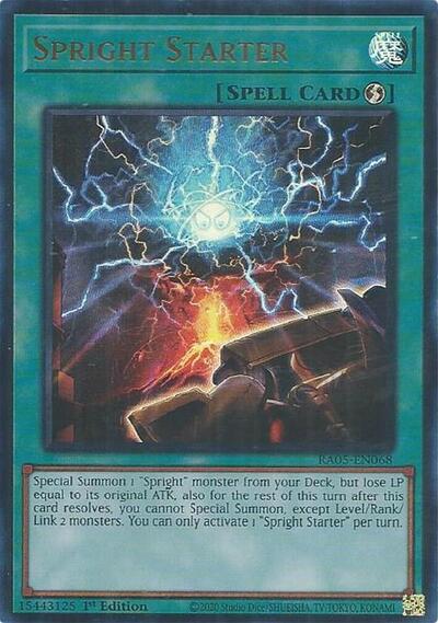 Spright Starter (Ultra Rare) [RA05-EN068-UR]
