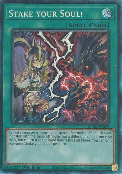 Stake your Soul! (Collector's Rare) [RA05-EN069-CR]