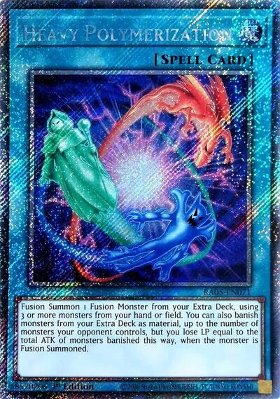 Heavy Polymerization (Platinum Secret Rare) [RA05-EN071-PlSR]