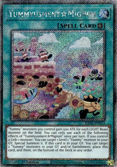 YummyusmentMignon (Platinum Secret Rare) [RA05-EN073-PlSR]