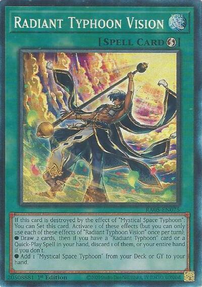 Radiant Typhoon Vision (Collector's Rare) [RA05-EN075-CR]