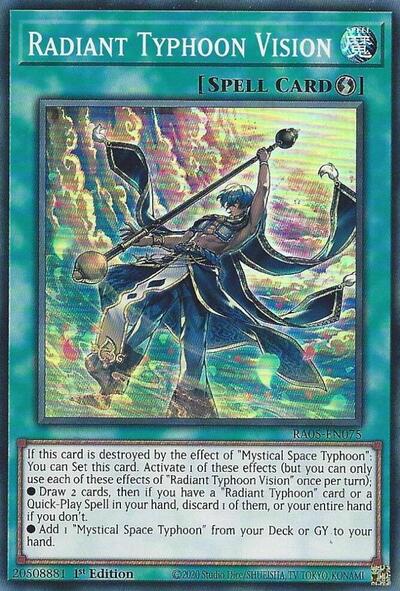 Radiant Typhoon Vision (Super Rare) [RA05-EN075-SuR]