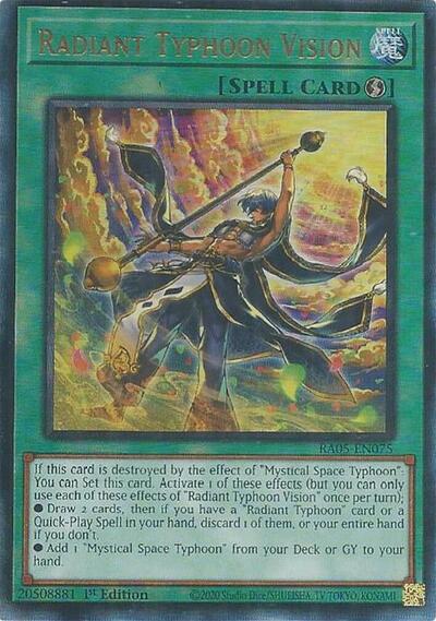 Radiant Typhoon Vision (Ultimate Rare) [RA05-EN075-UmR]