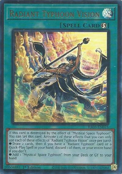 Radiant Typhoon Vision (Ultra Rare) [RA05-EN075-UR]