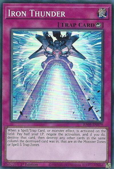 Iron Thunder (Super Rare) [RA05-EN079-SuR]