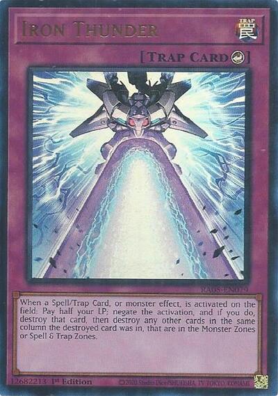 Iron Thunder (Ultra Rare) [RA05-EN079-UR]