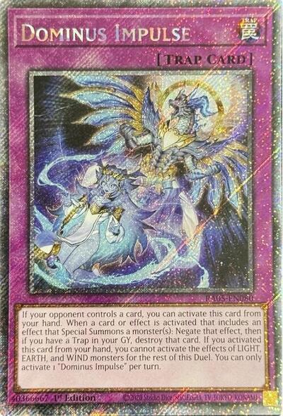 Dominus Impulse (Platinum Secret Rare) [RA05-EN080-PlSR]