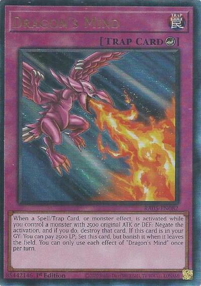 Dragon's Mind (Ultimate Rare) [RA05-EN082-UmR]