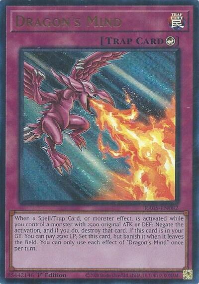 Dragon's Mind (Ultra Rare) [RA05-EN082-UR]