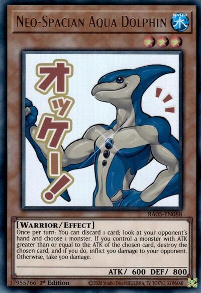 Neo-Spacian Aqua Dolphin (Ultra Rare) [RA05-EN088-UR]