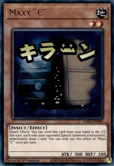 Maxx "C" (Ultra Rare) [RA05-EN089-UR]