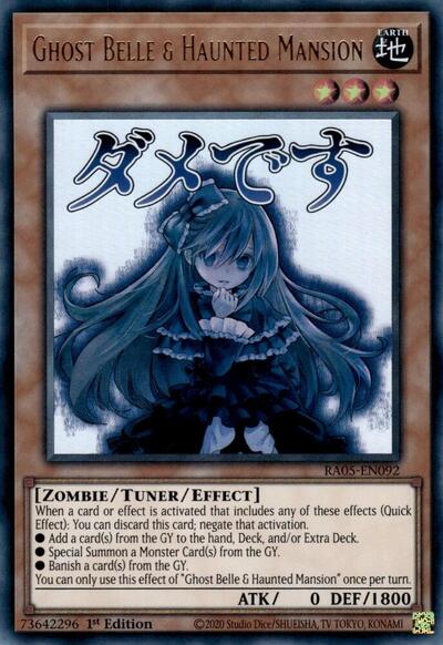 Ghost Belle & Haunted Mansion (Ultra Rare) [RA05-EN092-UR]