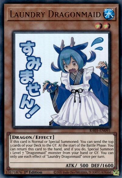Laundry Dragonmaid (Ultra Rare) [RA05-EN095-UR]