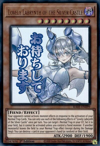 Lovely Labrynth of the Silver Castle (Ultra Rare) [RA05-EN099-UR]