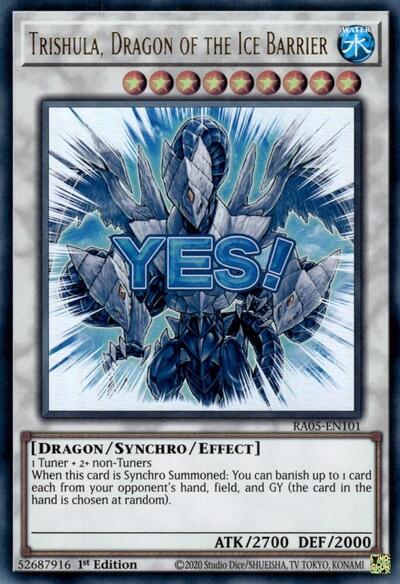 Trishula, Dragon of the Ice Barrier (Ultra Rare) [RA05-EN101-UR]