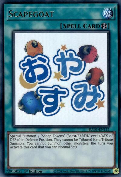 Scapegoat (Ultra Rare) [RA05-EN111-UR]