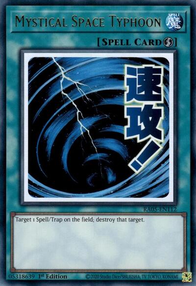Mystical Space Typhoon (Ultra Rare) [RA05-EN112-UR]