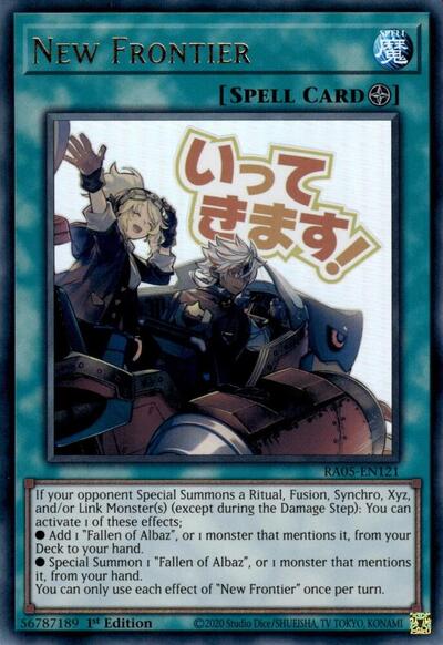 New Frontier (Ultra Rare) [RA05-EN121-UR]