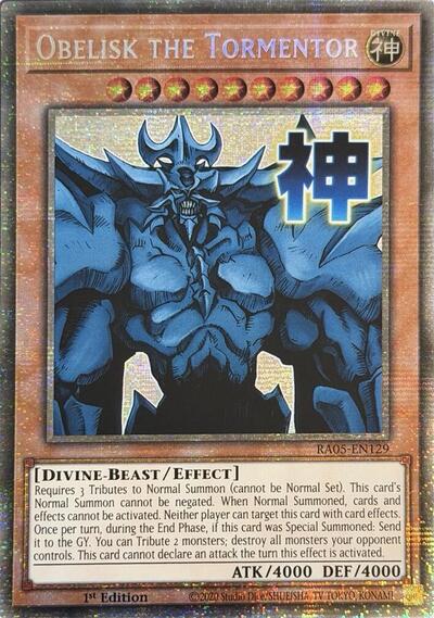 Obelisk the Tormentor (Starlight Rare) [RA05-EN129-StR]