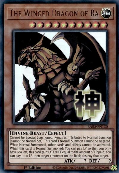 The Winged Dragon of Ra (Ultra Rare) [RA05-EN130-UR]