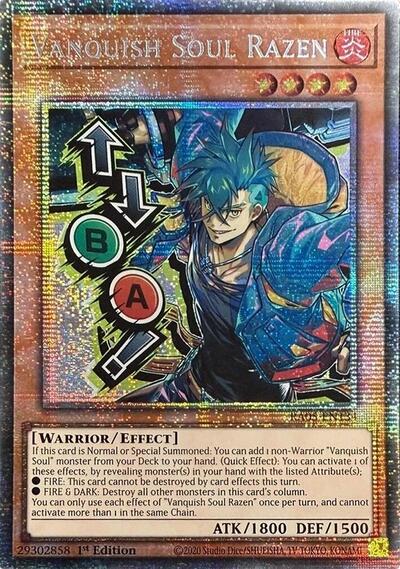 Vanquish Soul Razen (Starlight Rare) (Stamp) [RA05-EN134-StR-STP]