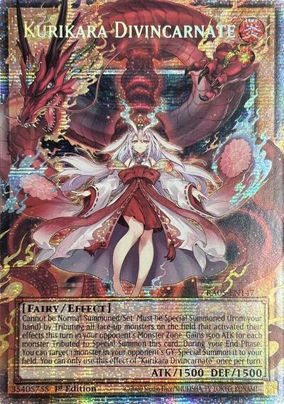 Kurikara Divincarnate (Starlight Rare) [RA05-EN147-StR]