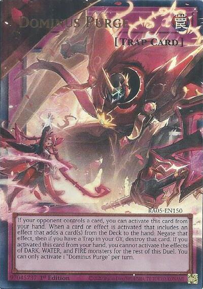 Dominus Purge (Ultra Rare) (Extended Art) [RA05-EN150-UR-EXT]