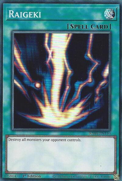 Raigeki (Super Rare) [RA05-EN110-SuR]