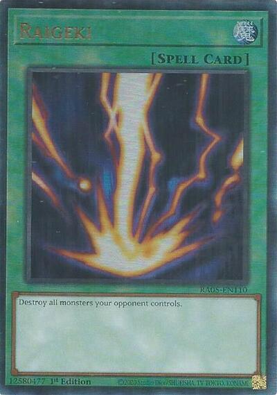 Raigeki (Ultimate Rare) [RA05-EN110-UmR]