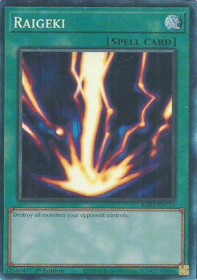 Raigeki (Collector's Rare) [RA05-EN110-CR]
