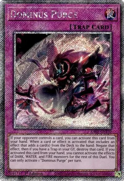 Dominus Purge (Platinum Secret Rare) [RA05-EN150-PlSR]