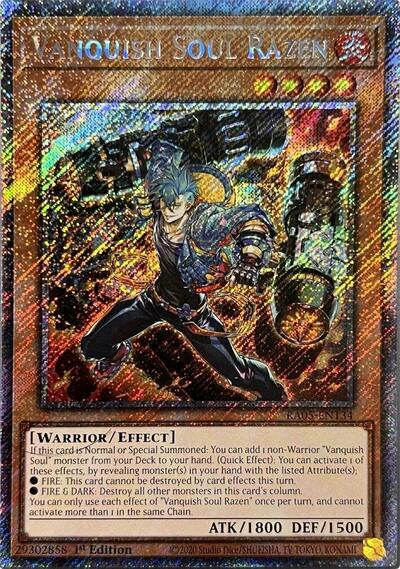 Vanquish Soul Razen (Platinum Secret Rare) [RA05-EN134-PlSR]