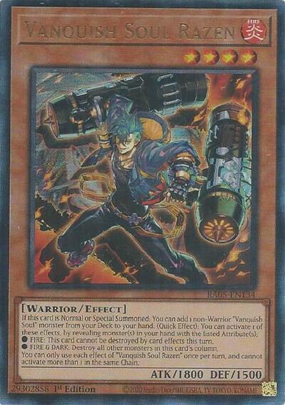 Vanquish Soul Razen (Ultimate Rare) [RA05-EN134-UmR]