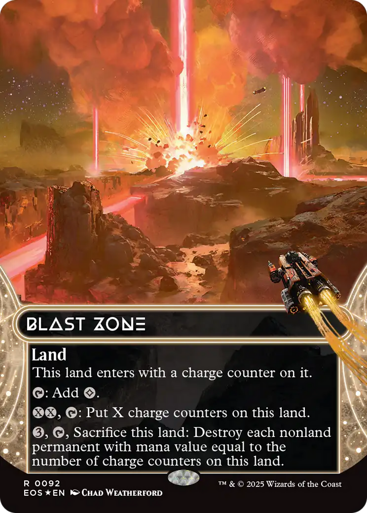 Blast Zone - Borderless - Galaxy Foil - Full Art [EOS-92]