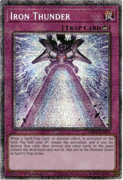Iron Thunder (Starlight Rare) [RA05-EN079-StR]