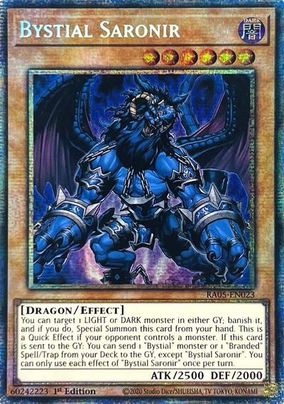 Bystial Saronir (Starlight Rare) [RA05-EN023-StR]