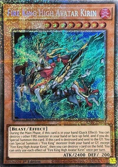 Fire King High Avatar Kirin (Starlight Rare) [RA05-EN032-StR]