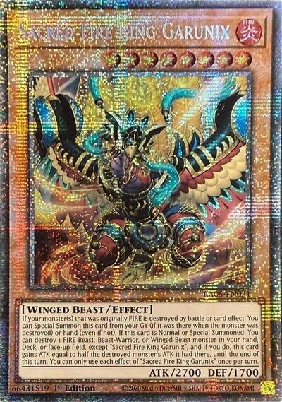 Sacred Fire King Garunix (Starlight Rare) [RA05-EN031-StR]