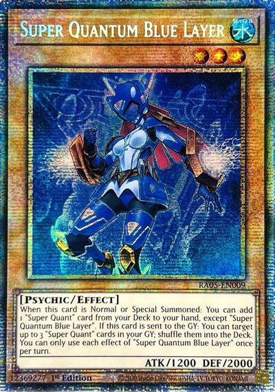 Super Quantum Blue Layer (Starlight Rare) [RA05-EN009-StR]