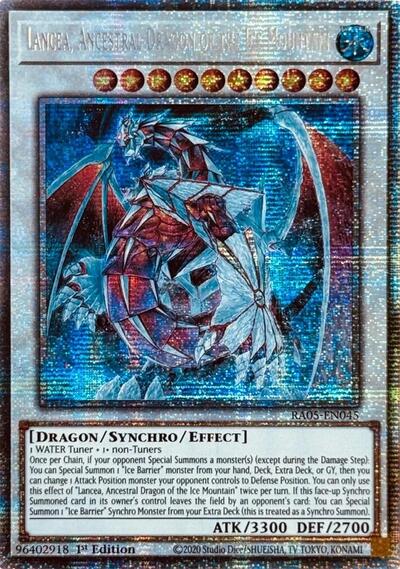 Lancea, Ancestral Dragon of the Ice Mountain (Starlight Rare) [RA05-EN045-StR]