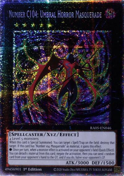 Number C104: Umbral Horror Masquerade (Starlight Rare) [RA05-EN046-StR]