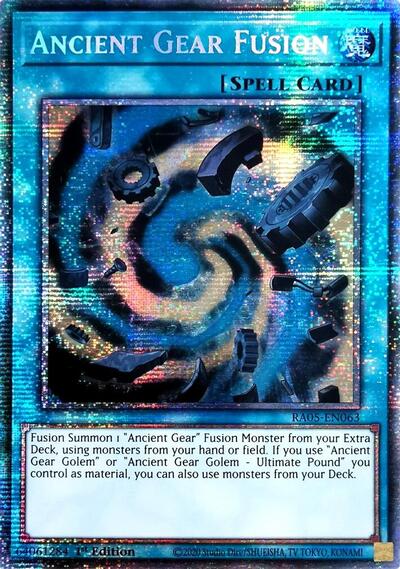 Ancient Gear Fusion (Starlight Rare) [RA05-EN063-StR]