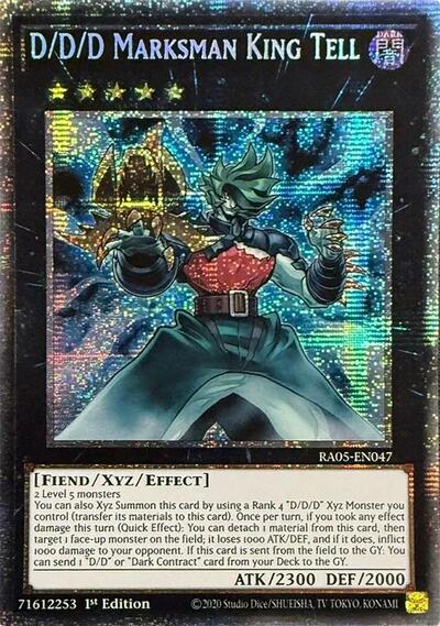 D/D/D Marksman King Tell (Starlight Rare) [RA05-EN047-StR]