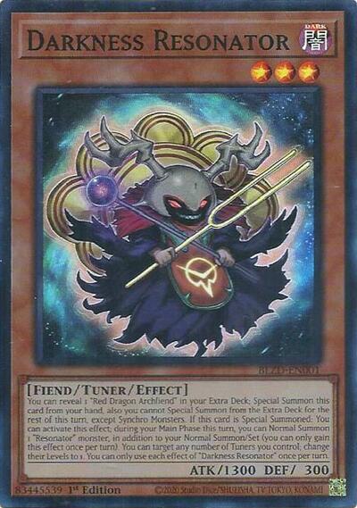 Darkness Resonator (Super Rare) [BLZD-EN001-SuR]